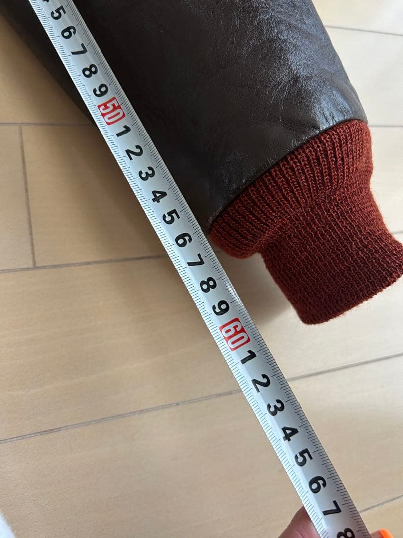 BuzzRickson's A-2 レザージャケット 38 赤リブ 人気