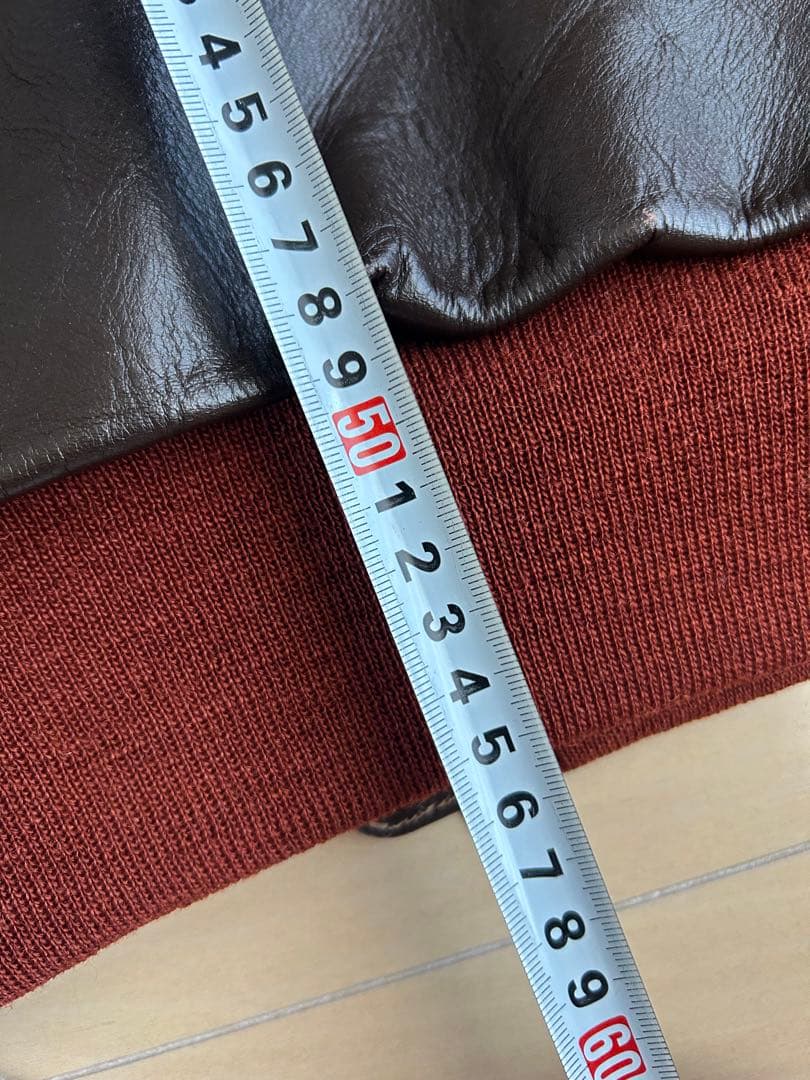 BuzzRickson's A-2 レザージャケット 38 赤リブ 人気