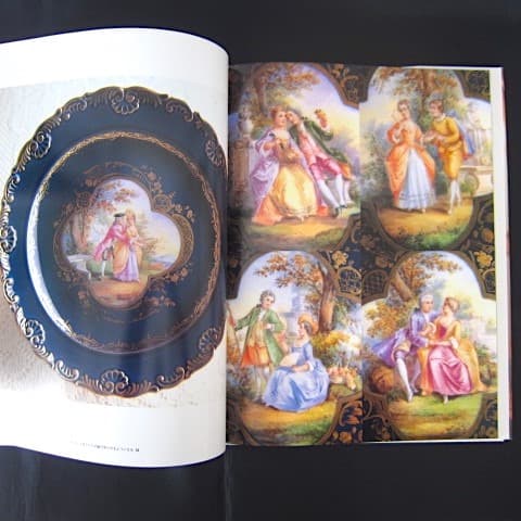 本07／アンティークポーセリン―人物・果物・金彩