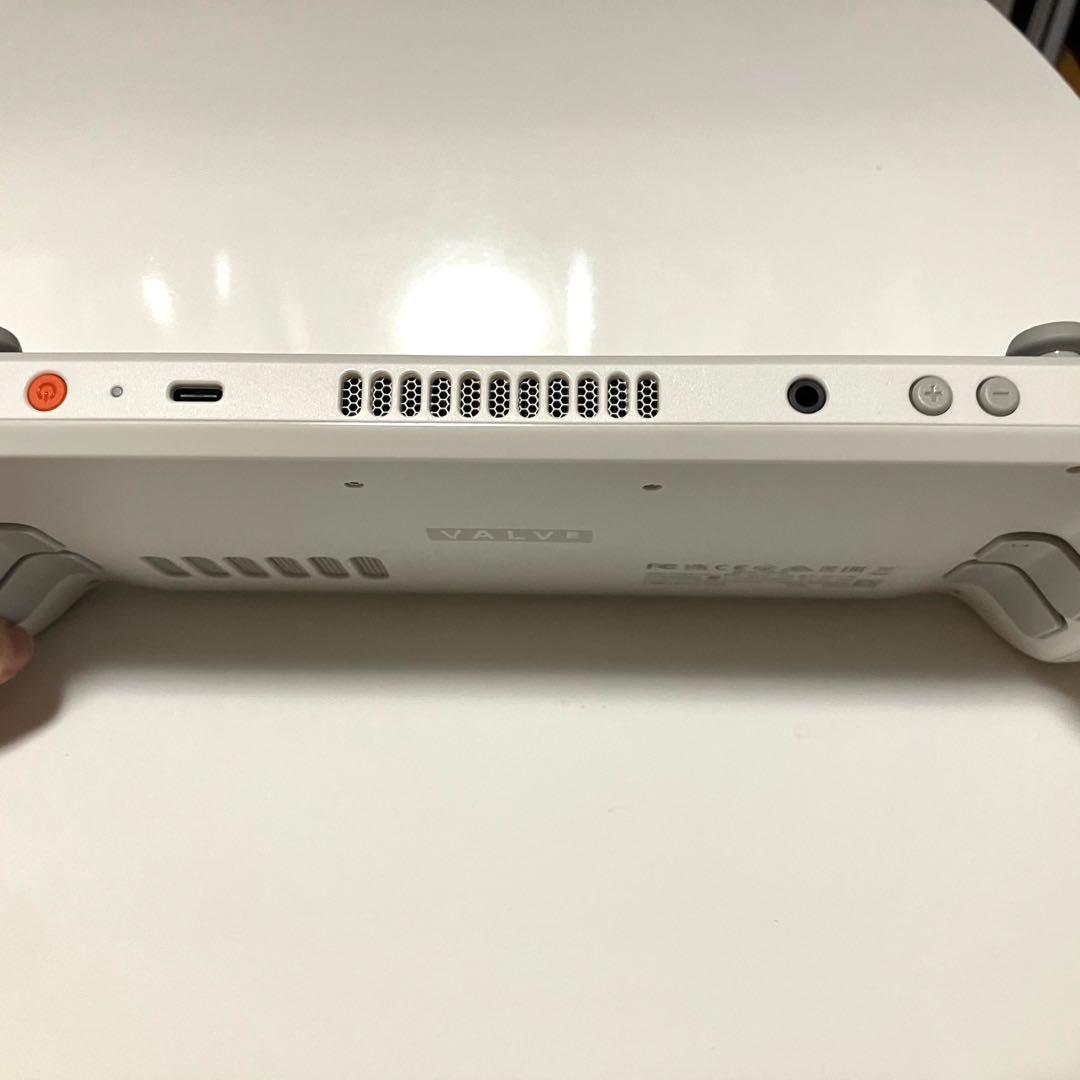 ほぼ新品 Steam Deck OLED ホワイト 1TB 限定版 保護ガラス付