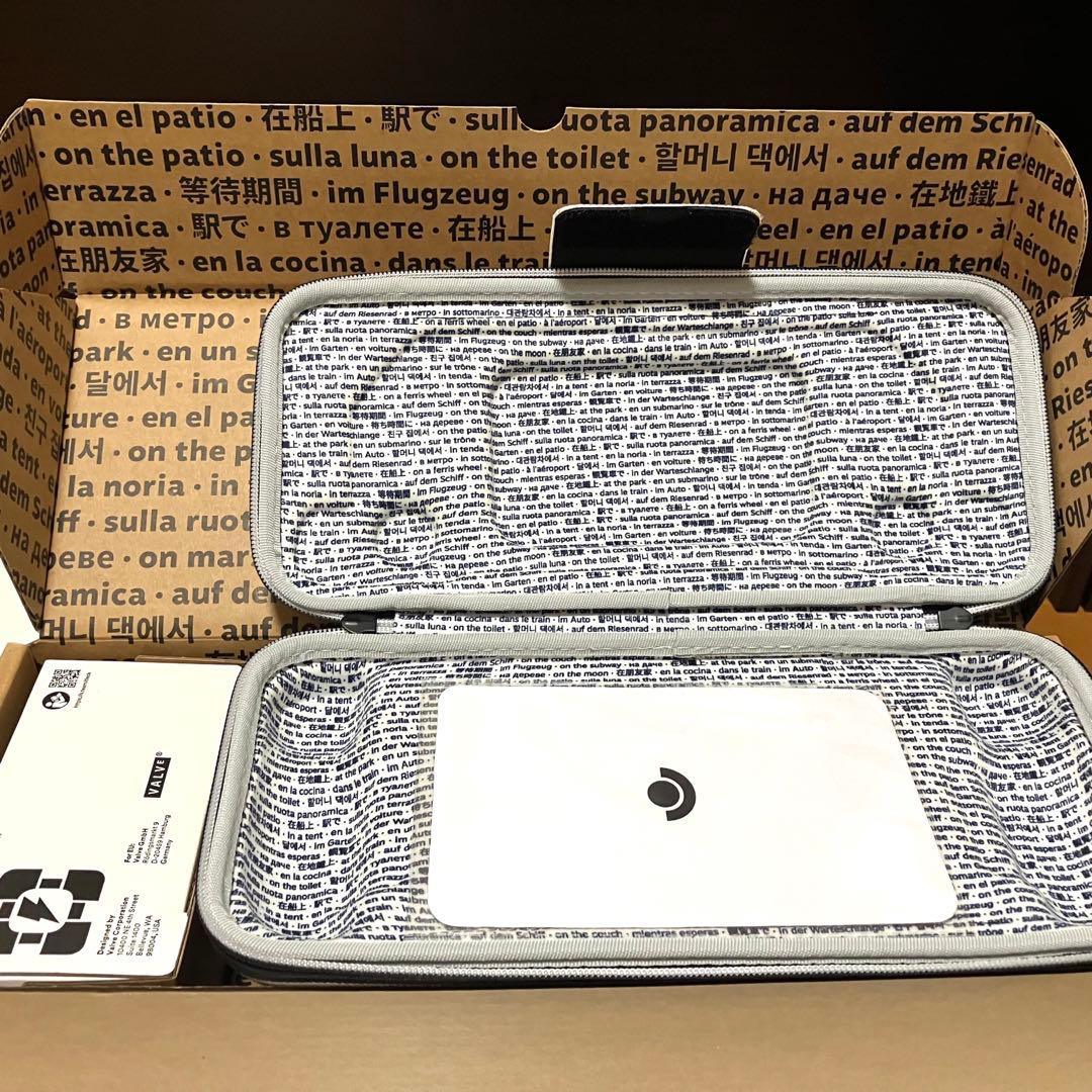 ほぼ新品 Steam Deck OLED ホワイト 1TB 限定版 保護ガラス付