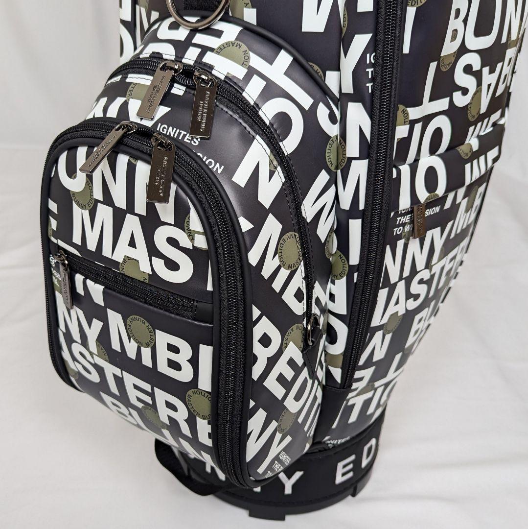 ★新品正規品最新作 PG/マスターバニー 総柄プリント 自立型キャディバッグ