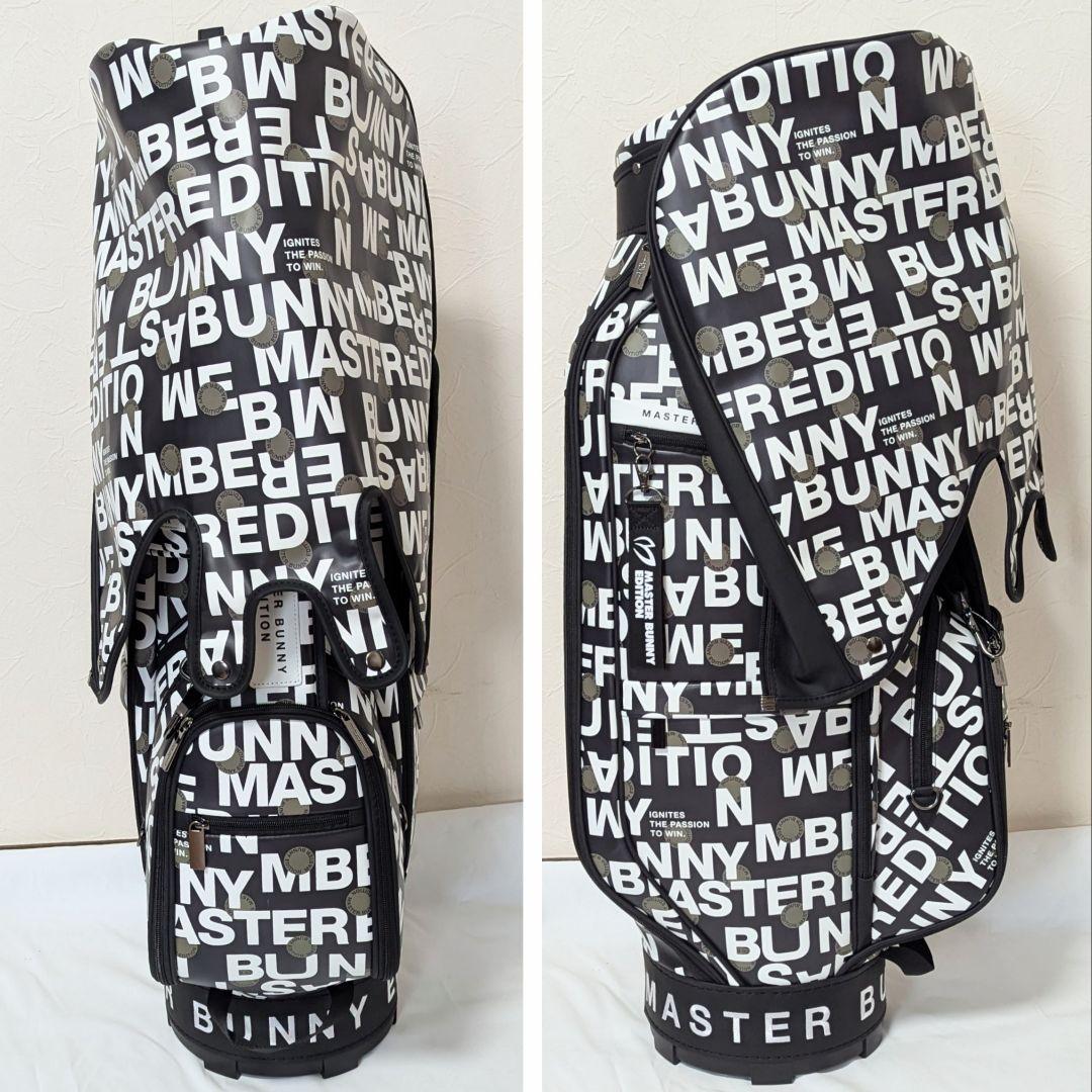 ★新品正規品最新作 PG/マスターバニー 総柄プリント 自立型キャディバッグ