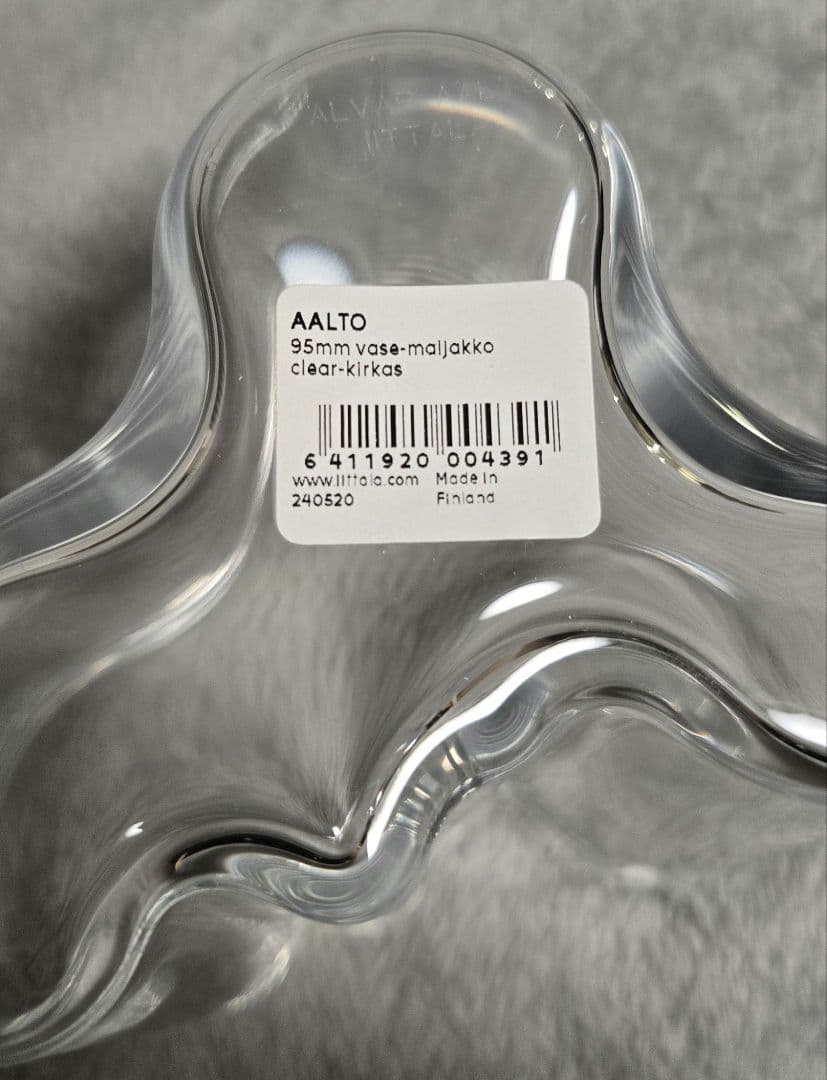 最終値下げ！イッタラ　アアルトベース95mm　クリア