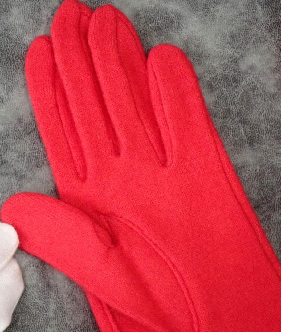 新品 クリスチャンディオール CD ニットグローブ タグ付き ゴールド金具