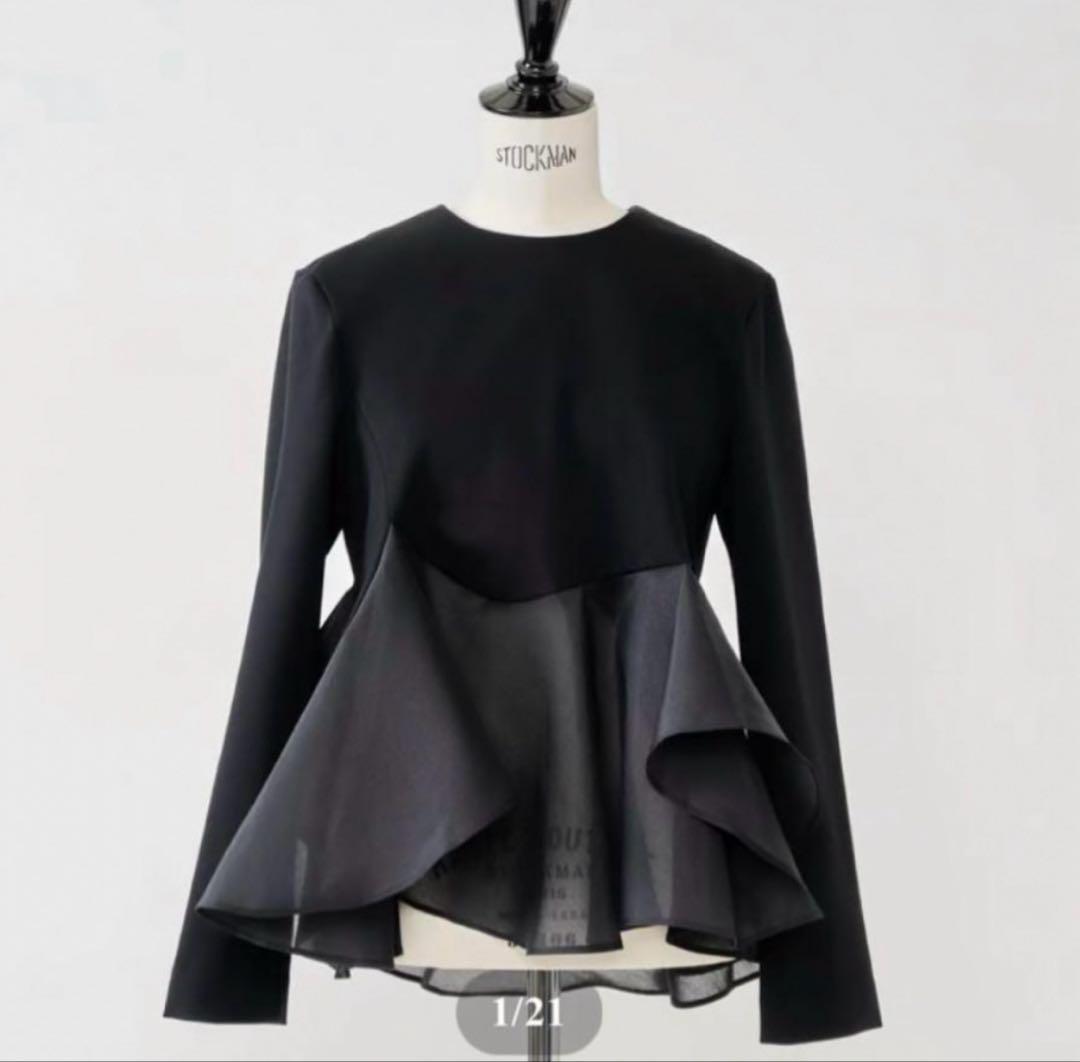 りつheve アシンメトリーペプラムBL