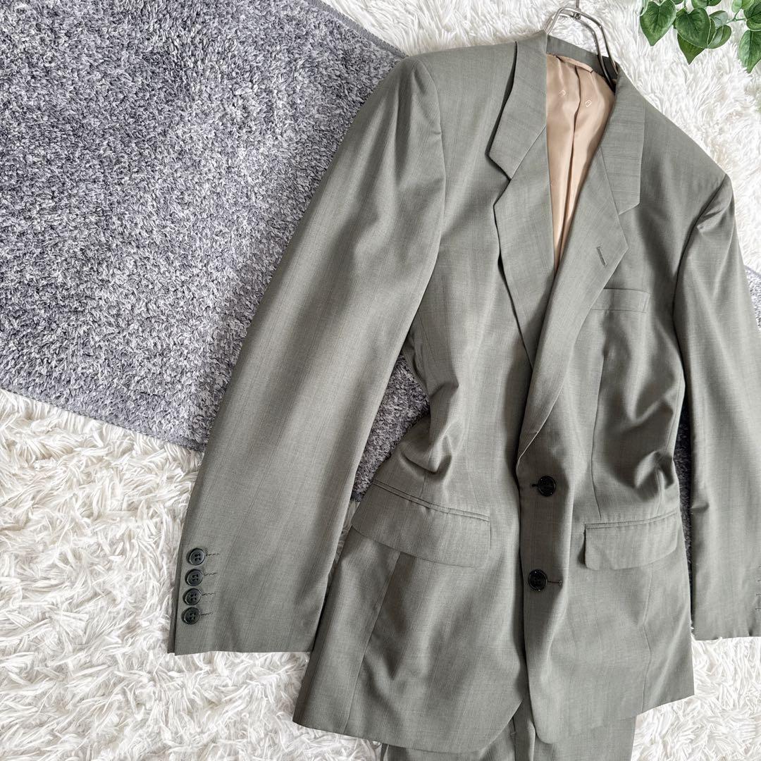 当時物　オールド　ディオール セットアップ　スーツ　ストライプ　シングル　2B