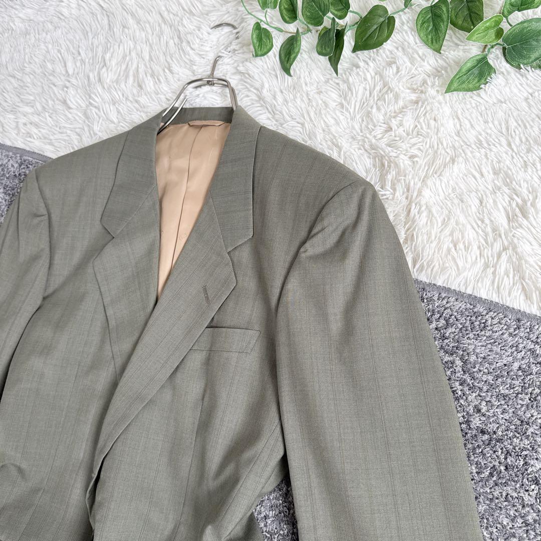 当時物　オールド　ディオール セットアップ　スーツ　ストライプ　シングル　2B