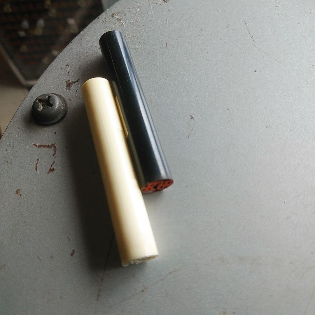 筒型回転タワーにはんこ約638本全部入れて