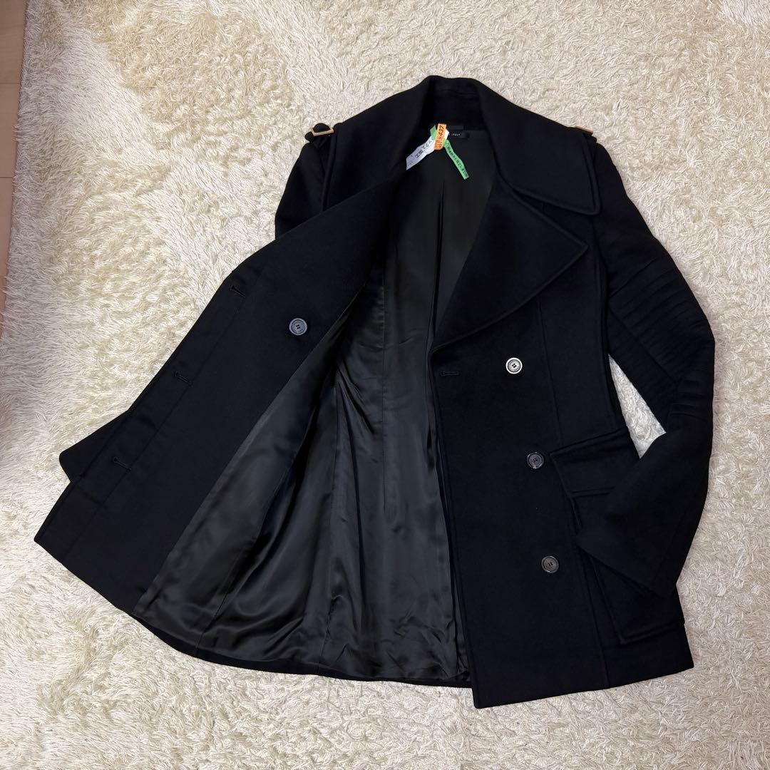 ☆極美品☆GUCCI グッチ　ウールカシミヤコート　トムフォード期　女優襟　M