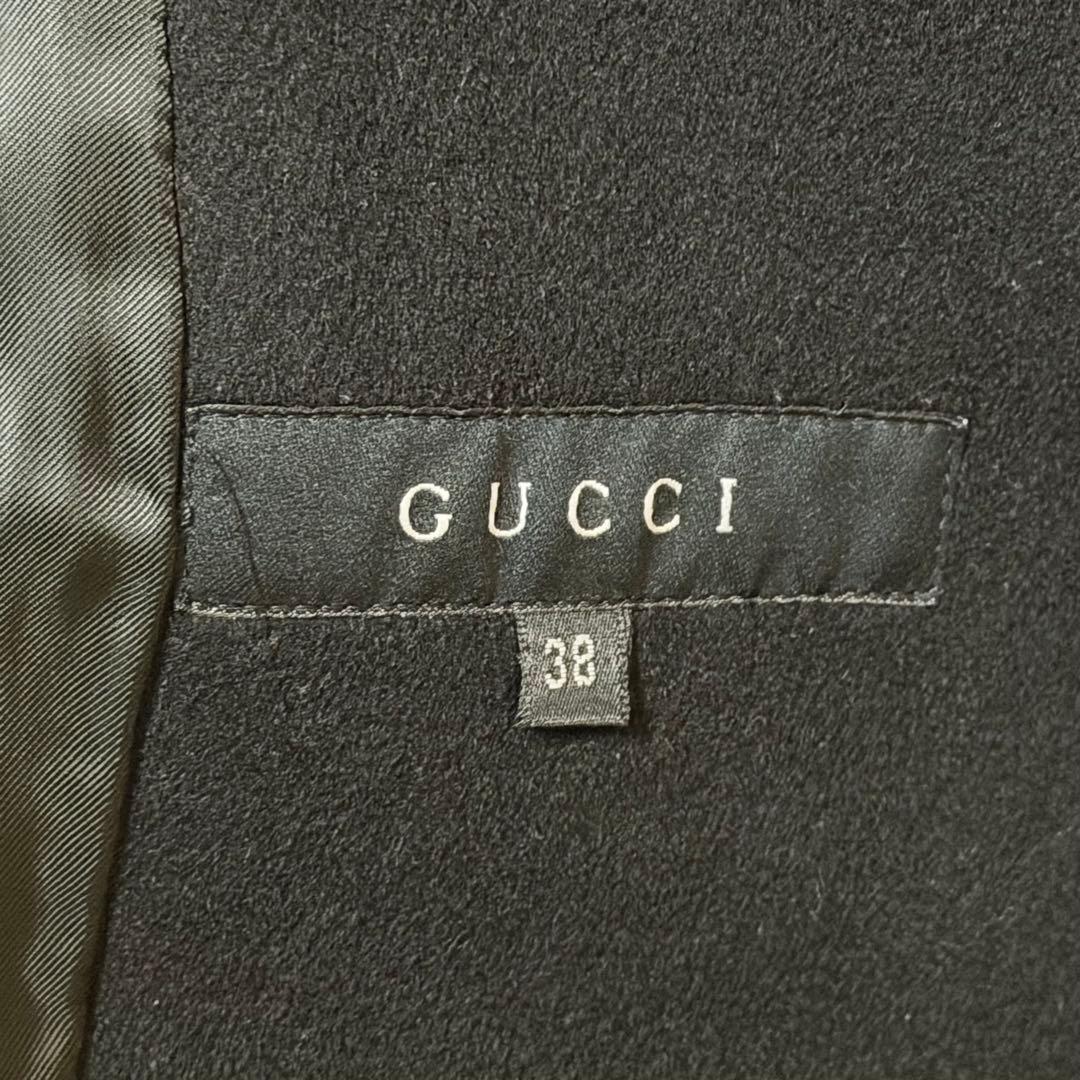 ☆極美品☆GUCCI グッチ　ウールカシミヤコート　トムフォード期　女優襟　M