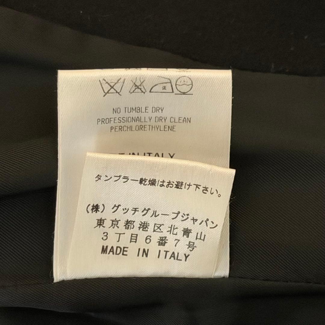 ☆極美品☆GUCCI グッチ　ウールカシミヤコート　トムフォード期　女優襟　M