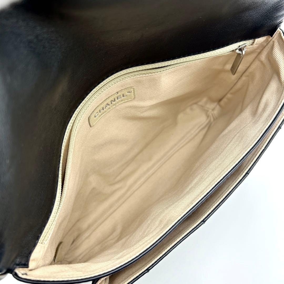 極美品 CHANEL チョコバー 2.55 ショルダーバッグ シルバー金具