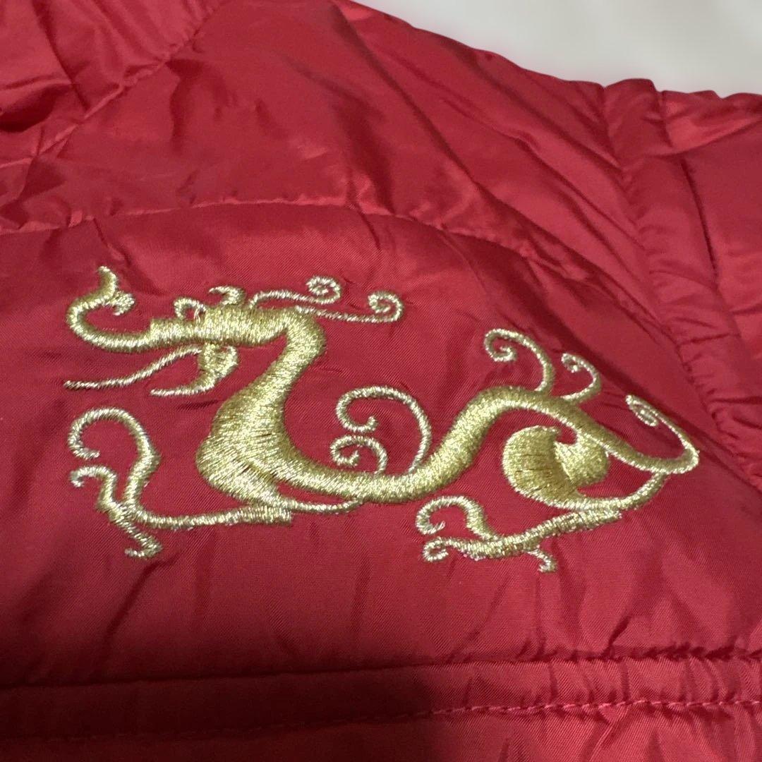 Dance With Dragon レッドジャケット/ベスト2wayベルト中綿