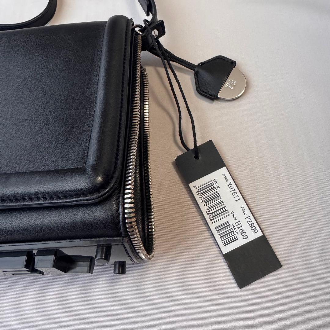 DIESEL ディーゼル Y2K ✨ レザー ショルダーバッグ ブラック Bag