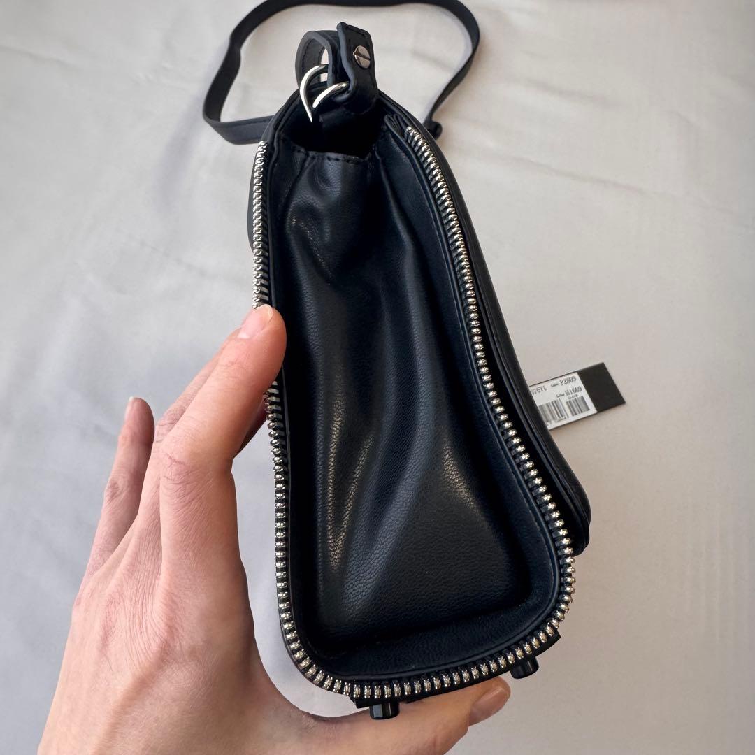 DIESEL ディーゼル Y2K ✨ レザー ショルダーバッグ ブラック Bag