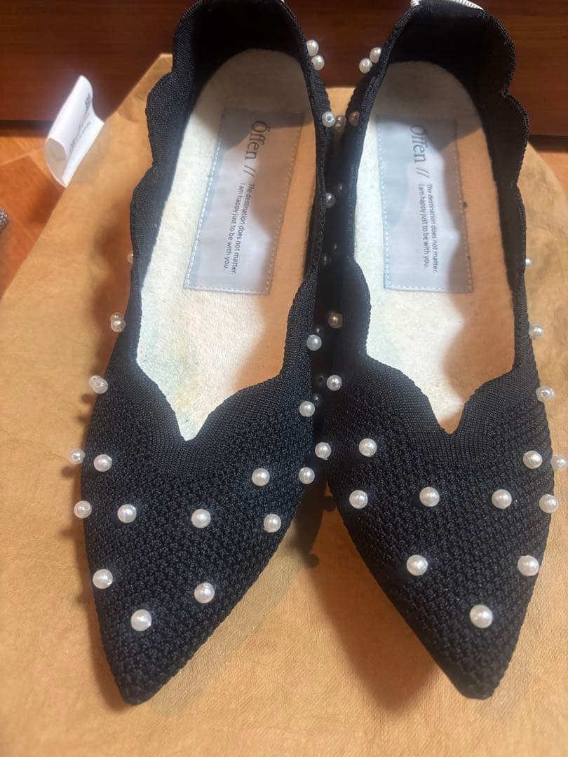 offen scallop pearls pattern パール