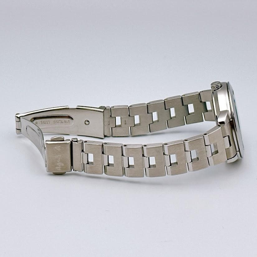 美品 アニエスベー レディース腕時計 クロノグラフ ホワイト ピンク