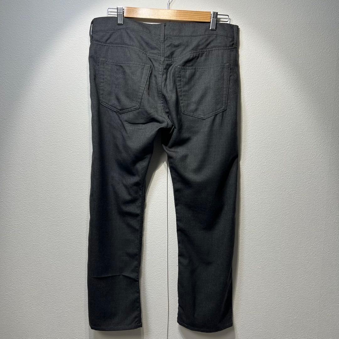 希少 14年製 コムデギャルソンオム 上質 ウール デザイン 縮絨パンツ M