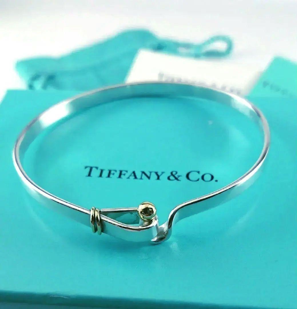 TIFFANY&Co. ティファニー フック＆アイ バングル シルバー 18K