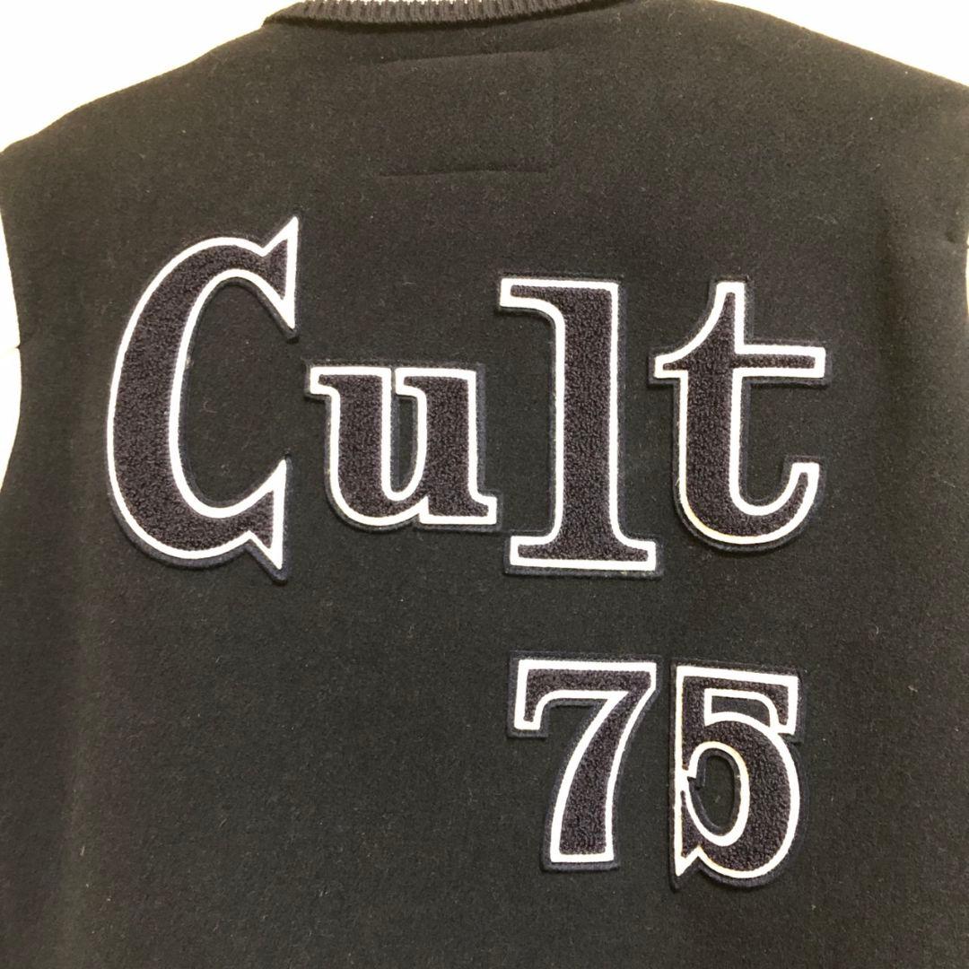 ヒステリックグラマーネイビー ホワイト スタジャン Cult 75