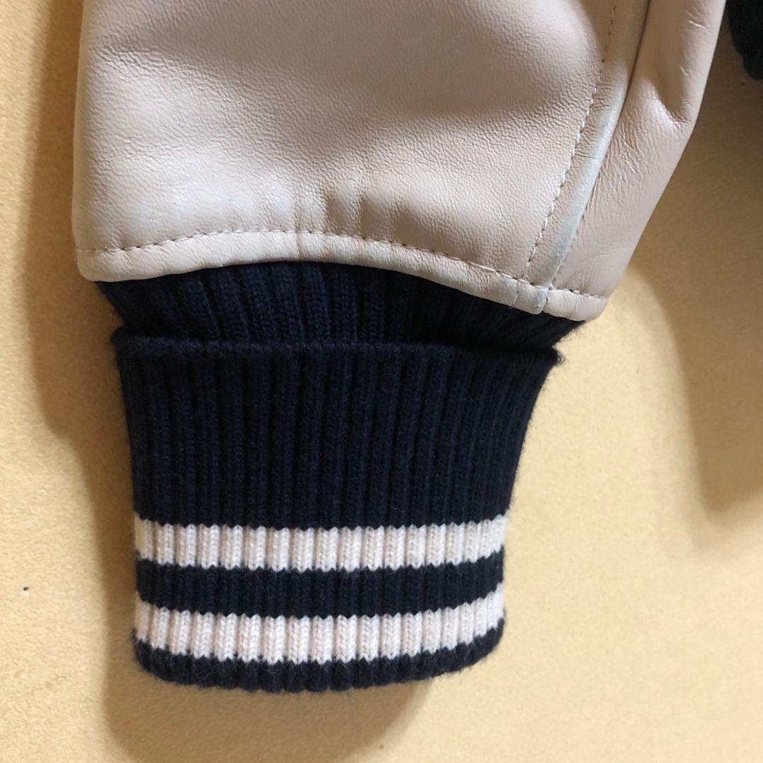 ヒステリックグラマーネイビー ホワイト スタジャン Cult 75