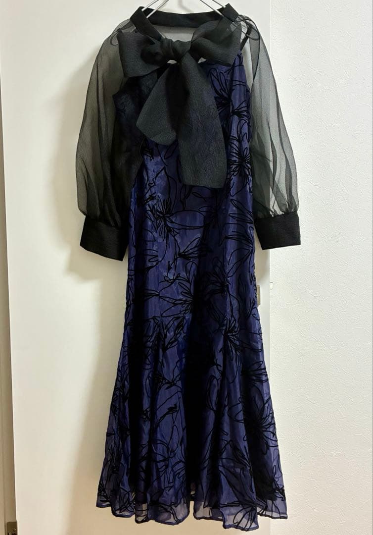 kana ボウタイリボンボレロ　キャミワンピース　オケージョン　結婚式　2次会