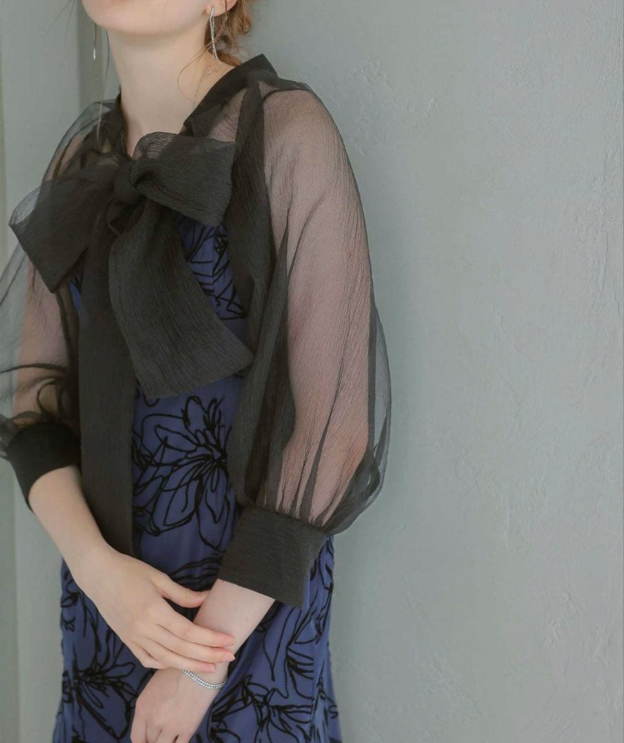 kana ボウタイリボンボレロ　キャミワンピース　オケージョン　結婚式　2次会