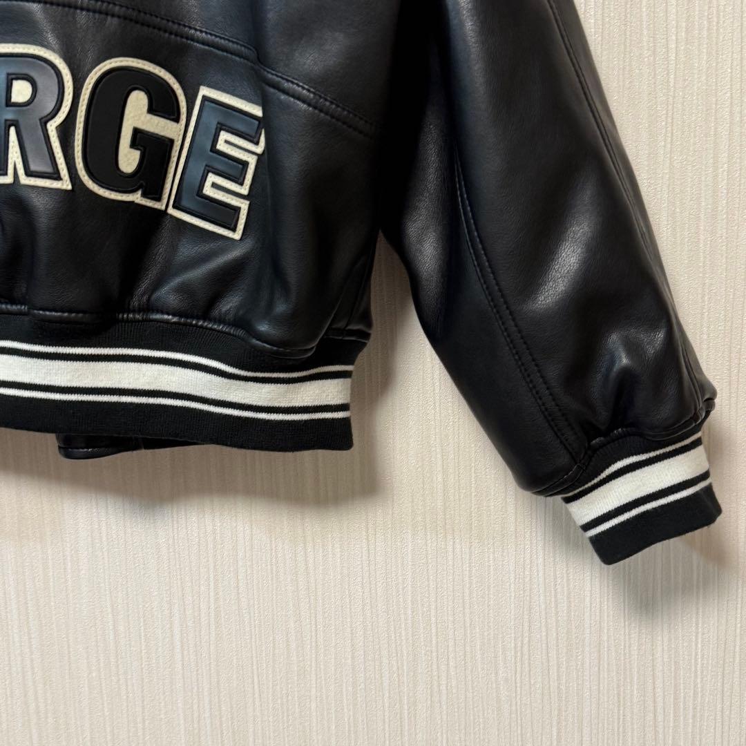 完売品 AVIREX XLARGE コラボ ブラック黒色 レザージャケット