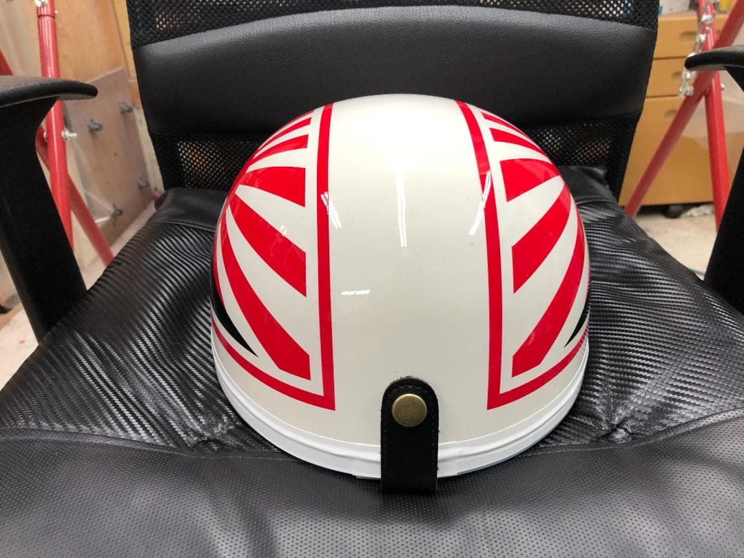 コルク半　カスタム　富士日章　三つボタン　白赤　文字無し　高級クリヤ送料無料