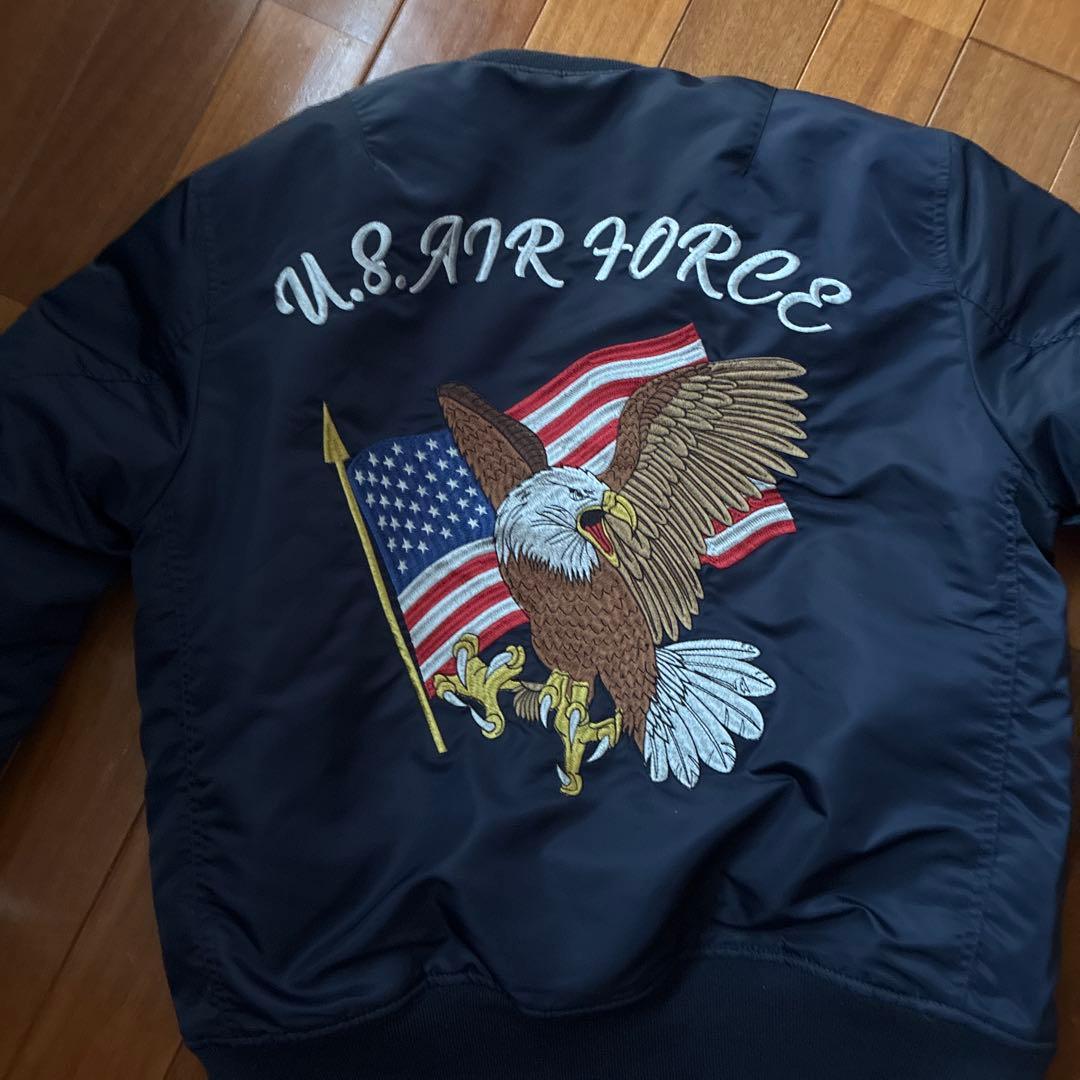 HOUSTON U.S. AIR FORCE MA-1ジャケット L