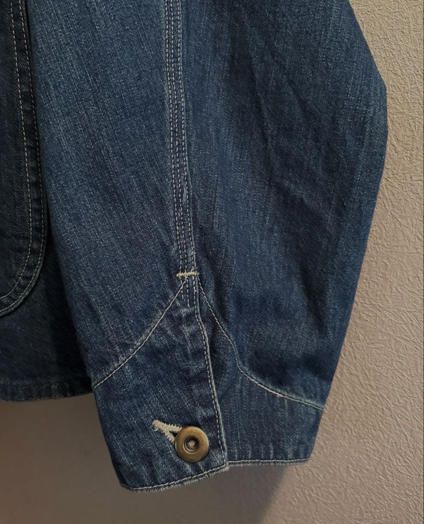 美品　chimala DENIM SHORT WORK JACKET サイズM