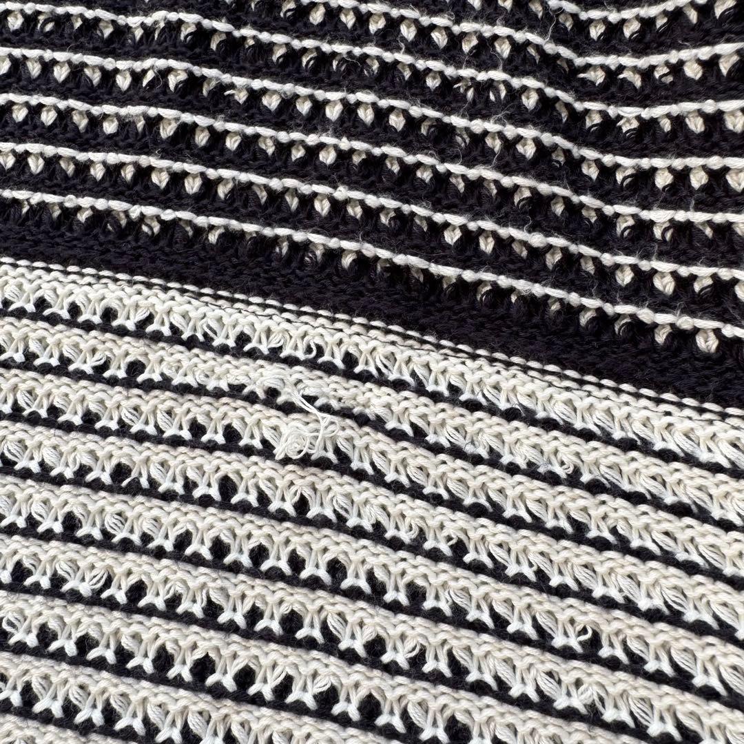 ダブルスタンダードクロージング ニットブルゾン　ジャケット スタンドカラー