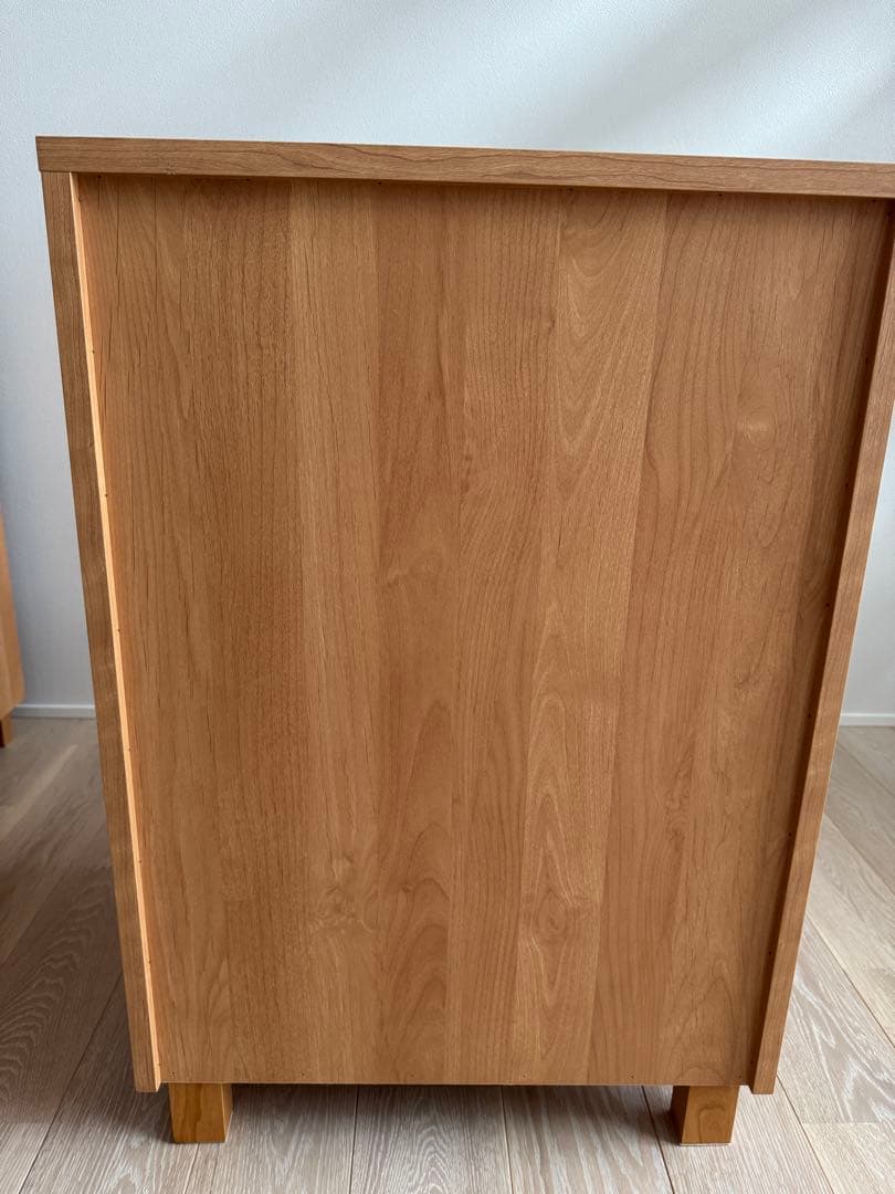 りんさま専用です⭐︎美品　ベルメゾン　ナチュラルウッド 食器棚 ガラス扉付き