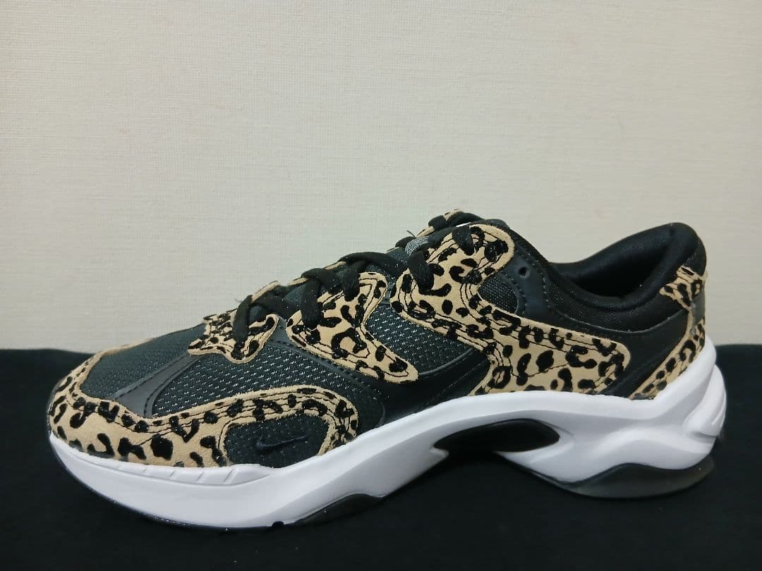 新品25cmNIKEナイキ AL8ブラックヒョウレオパード
