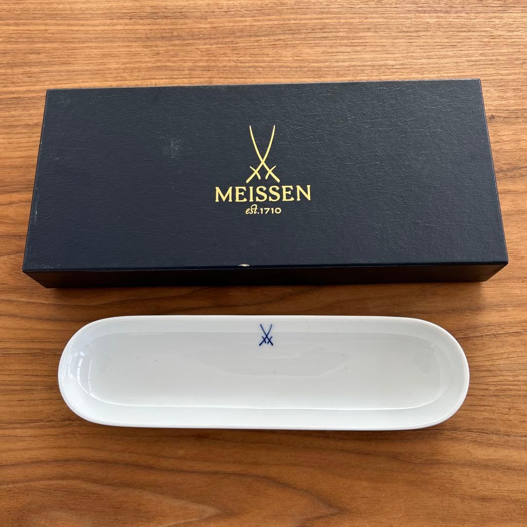 マイセン 剣マーク オーバルトレー