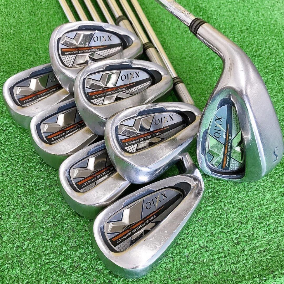 タ16★左利き用 ゼクシオテン 8本アイアンセット 純正 XXIO10 レフティ