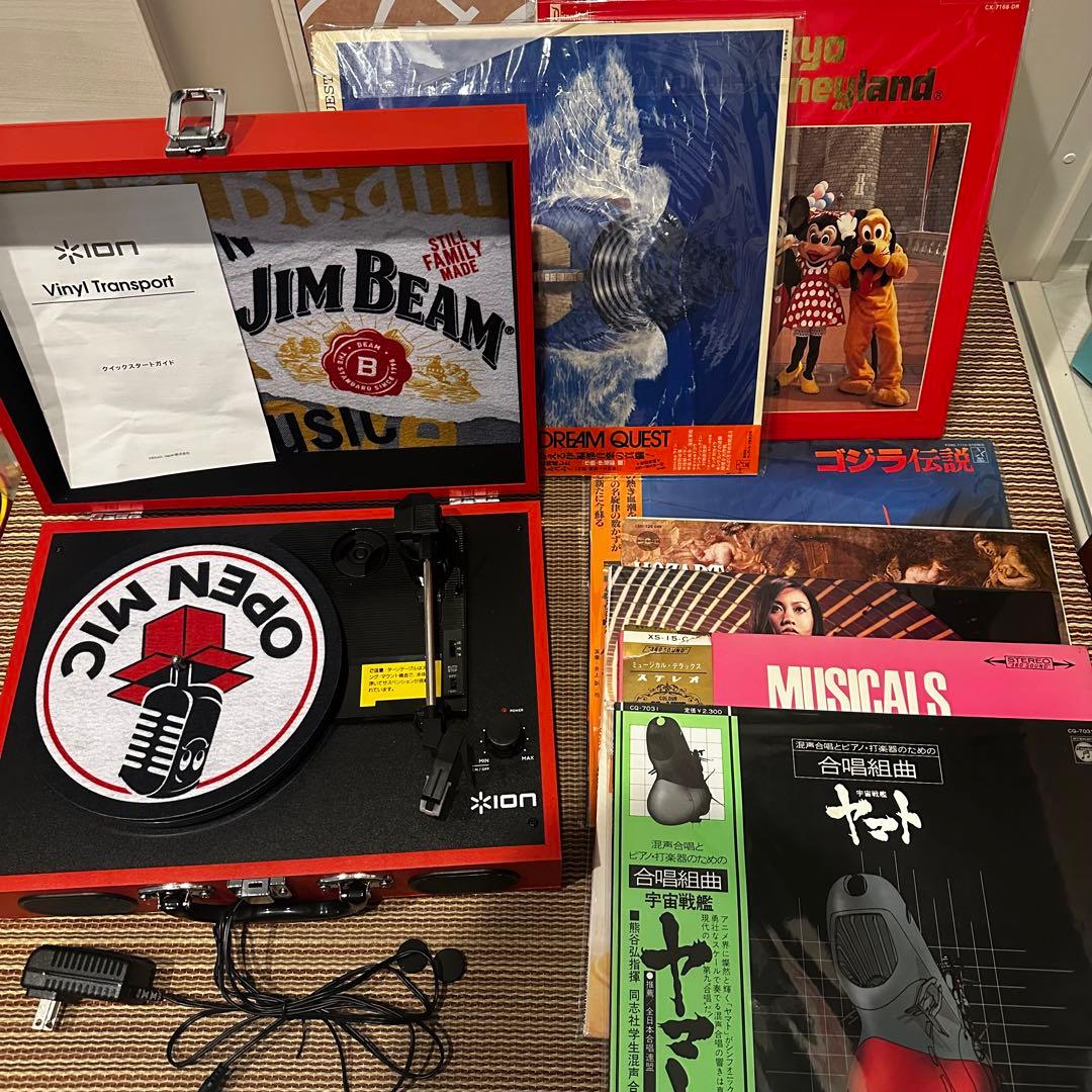 レコードプレーヤー Jim Beam レコード7枚セット