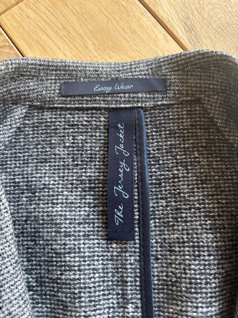 未使用 PAOLONI パオローニ ウールイージージャケット 48 グレー