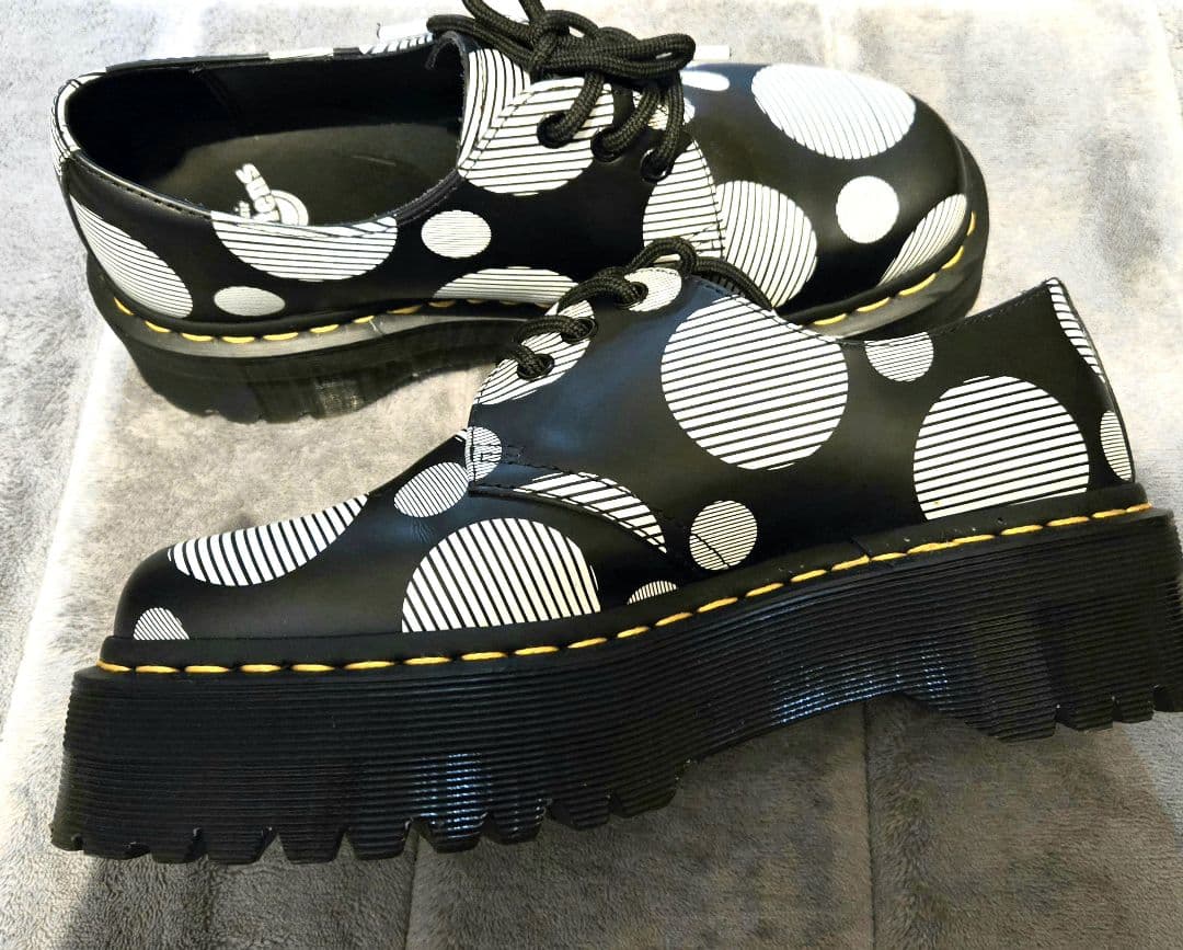 Dr.Martens ドクターマーチン 厚底シューズ ポルカドット