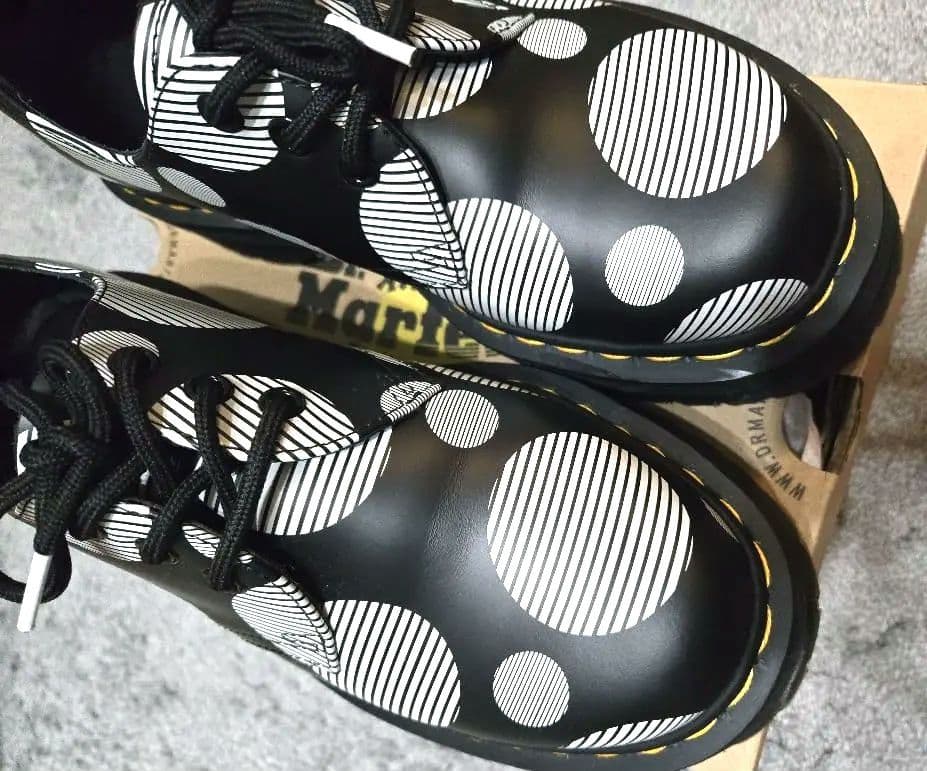 Dr.Martens ドクターマーチン 厚底シューズ ポルカドット