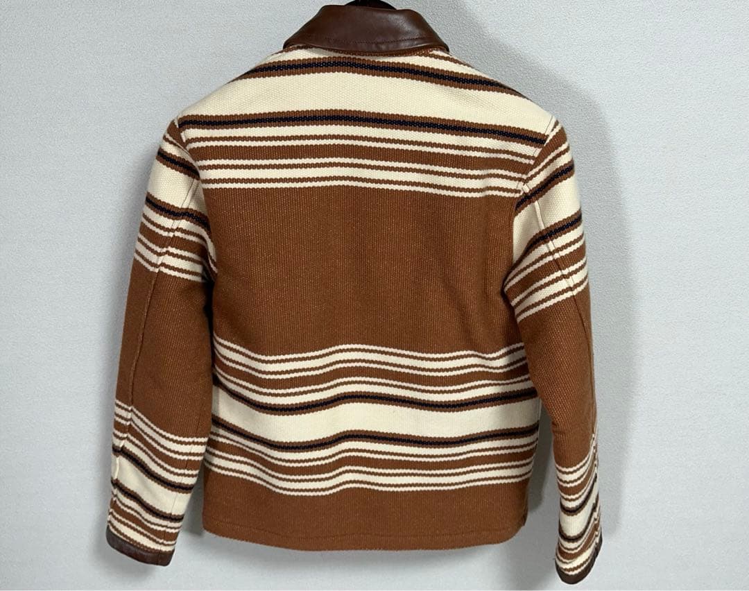 calee 襟レザー 中綿 ジャケット ネイティブ アメカジ バイカー