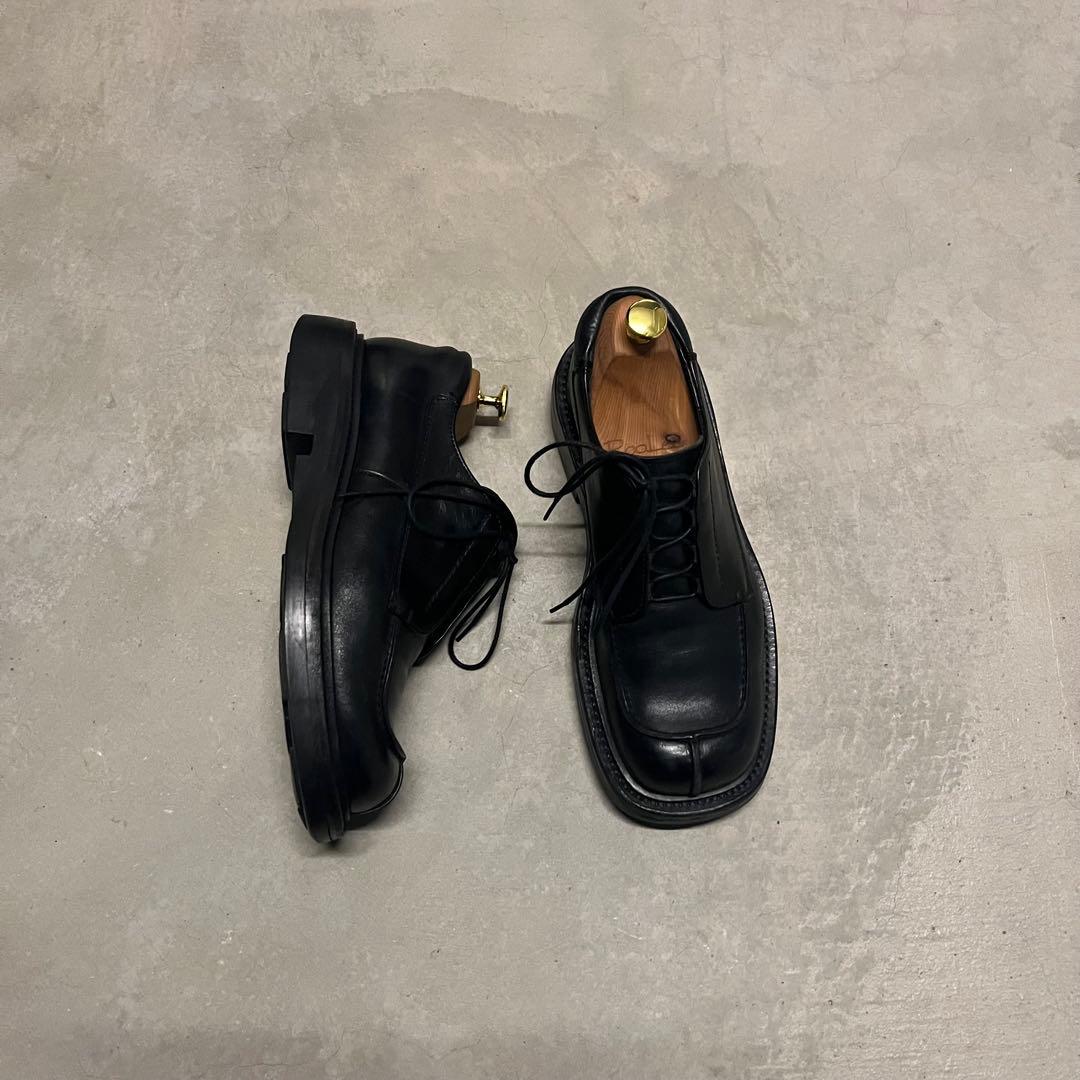 靴 prada 1999AW square-toe derby shoes 7