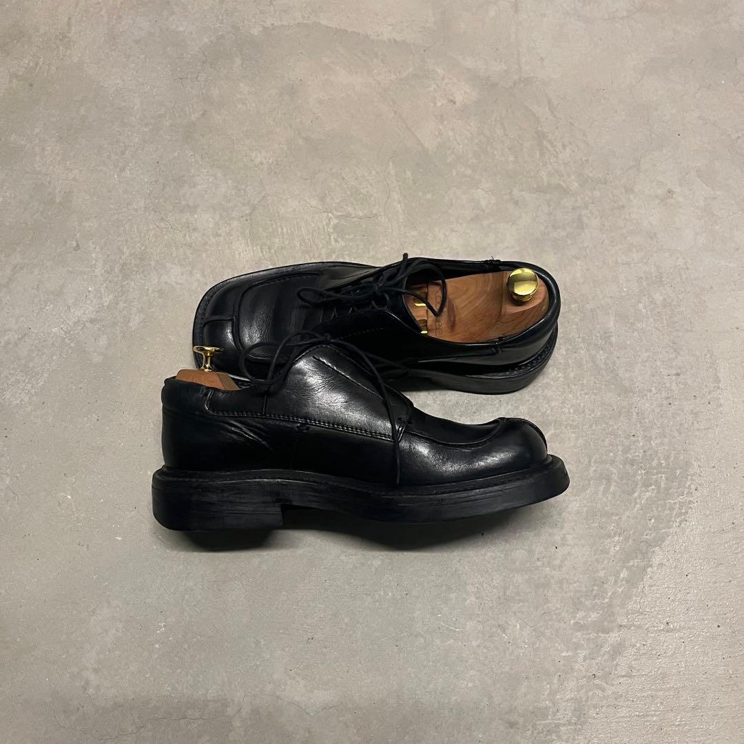 靴 prada 1999AW square-toe derby shoes 7