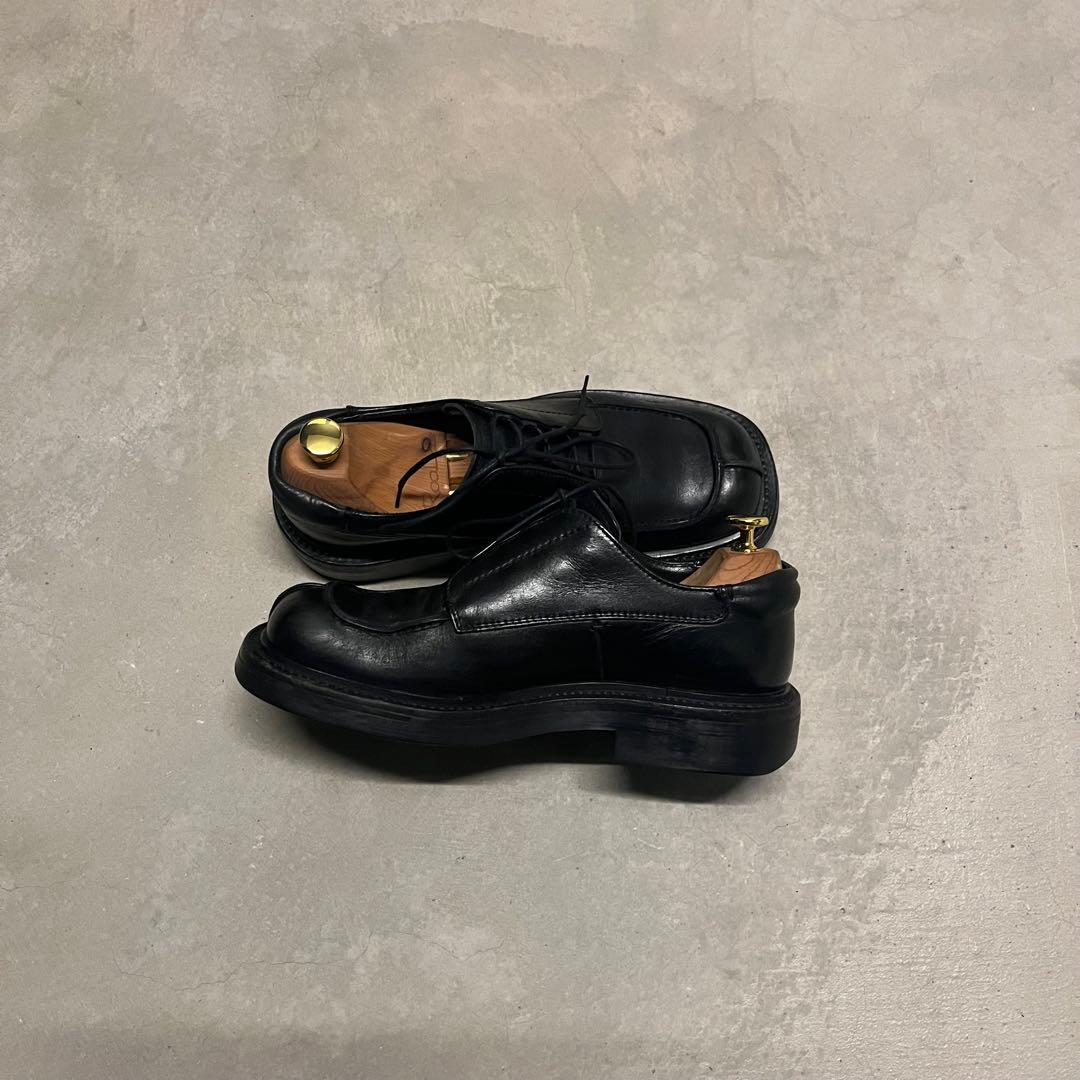 靴 prada 1999AW square-toe derby shoes 7