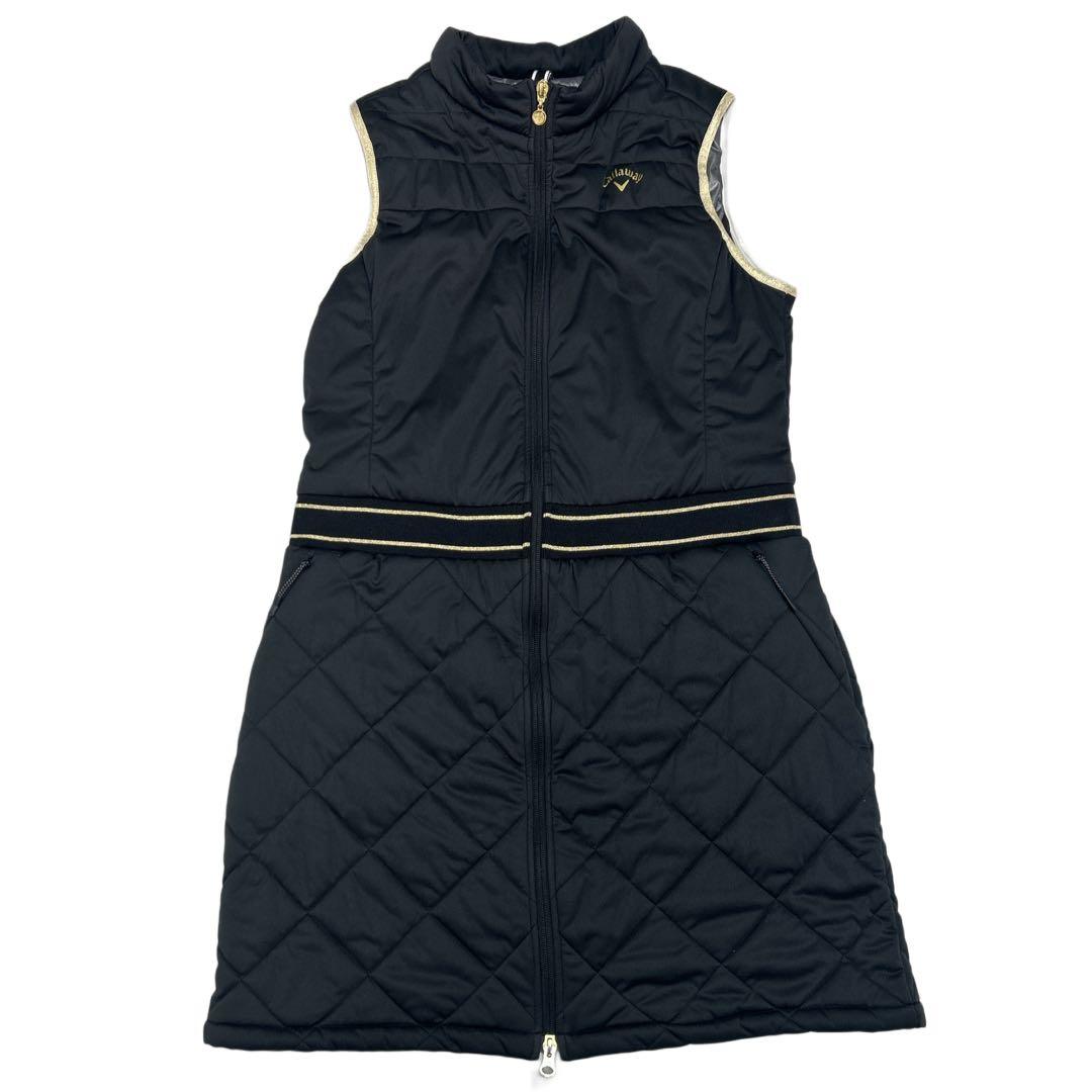 【美品】Callaway キャロウェイ　ゴルフ　ウェア ワンピース ブラック