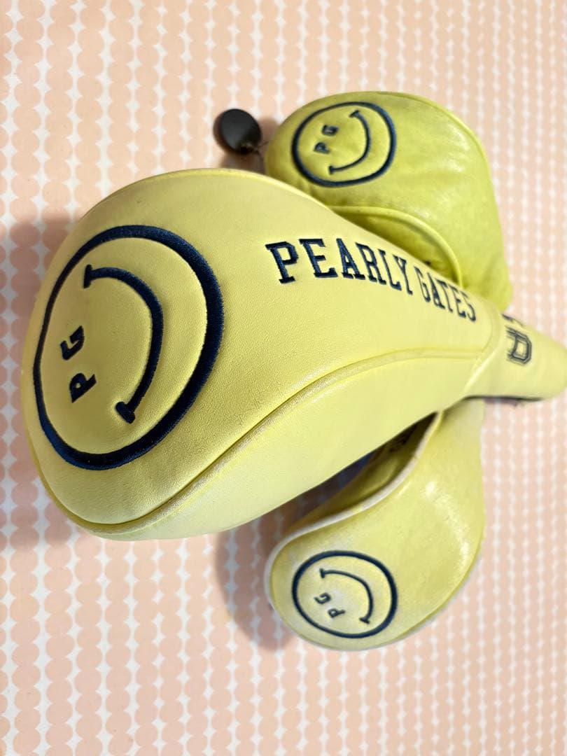 PEARLY GATES キャディバッグ ＆ヘッドカバーセット89 イエロー