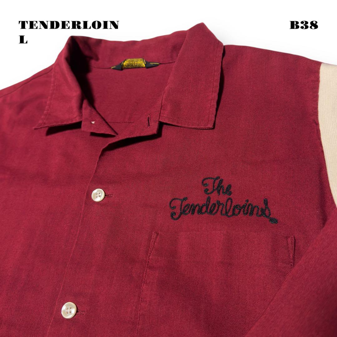 ★限定出品★ TENDERLOIN 長袖 シャツ ボーリング ボウリング 赤 L
