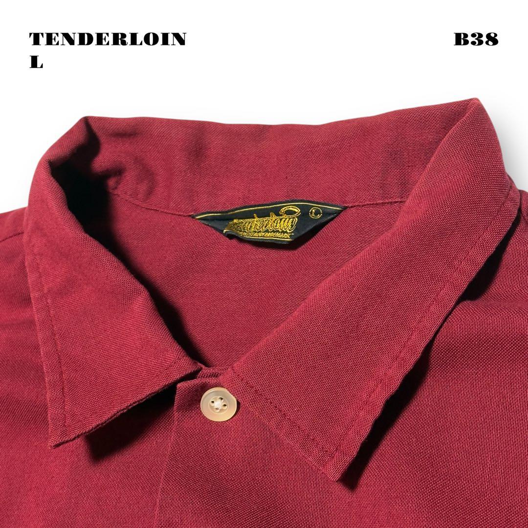 ★限定出品★ TENDERLOIN 長袖 シャツ ボーリング ボウリング 赤 L