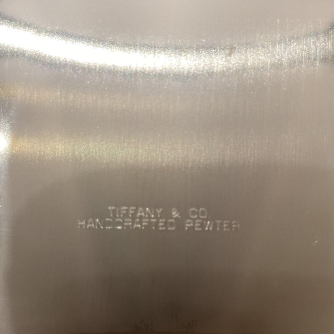 ◯　Tiffany & Co. Pewter トレー 直径 26cm